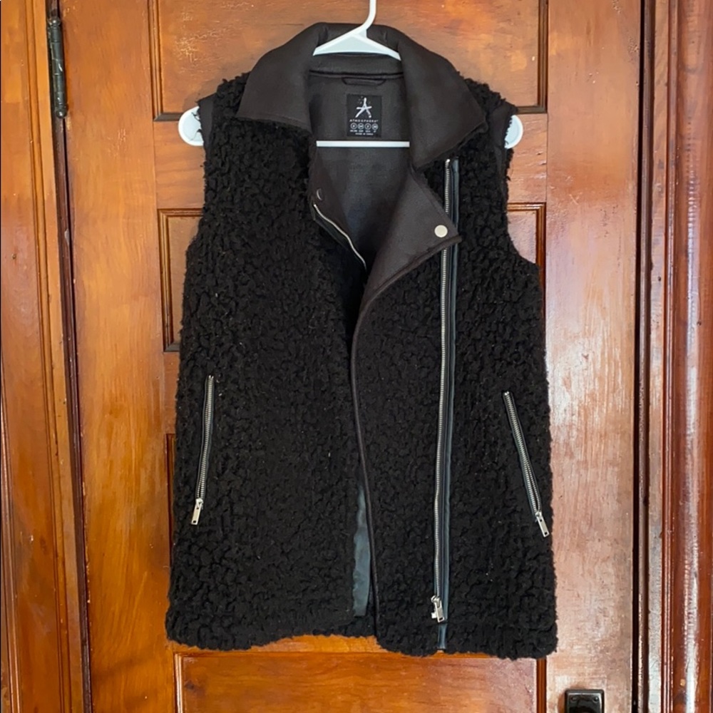 Faux Sheepskin Vest